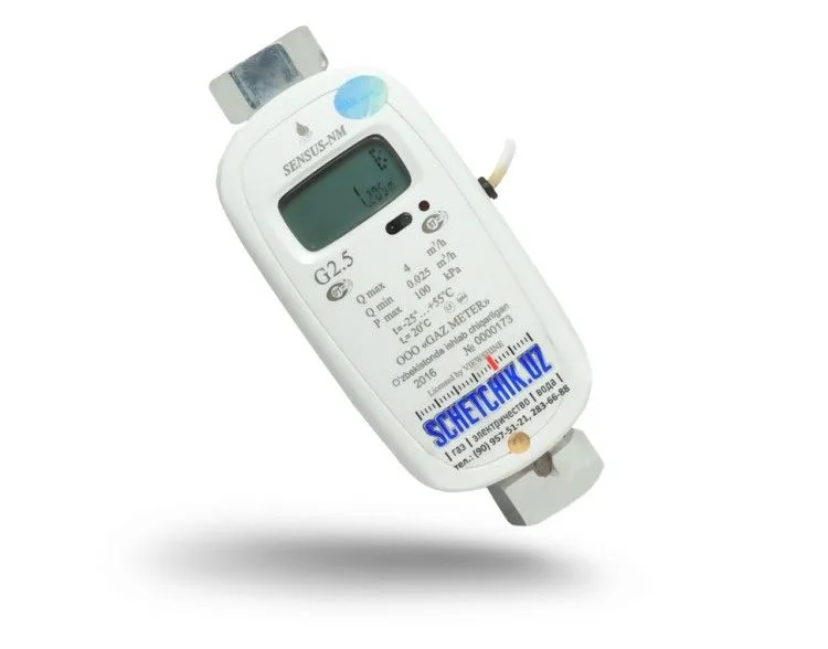 Ультразвуковой счётчик газа Sensus-NM G2,5 со штуцерами