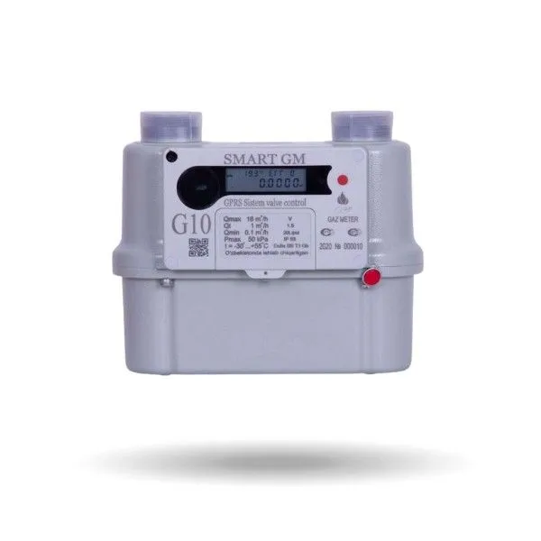 Ультразвуковой смарт-счётчик газа Smart GM G10 с GSM-модемом и клапаном