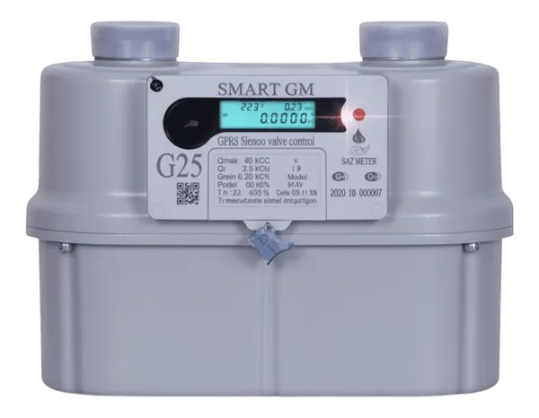 Ультразвуковой смарт-счётчик газа Smart GM G25 с GSM-модемом и клапаном