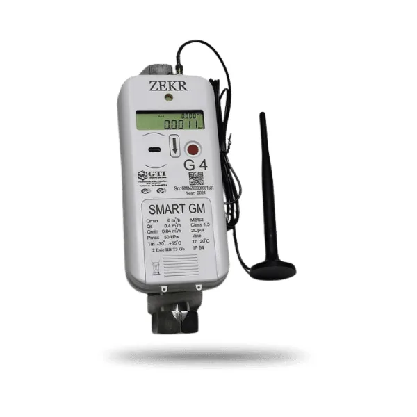 Ультразвуковой смарт-счётчик газа Smart GM G4 ZEKR с GPRS-модемом и клапаном