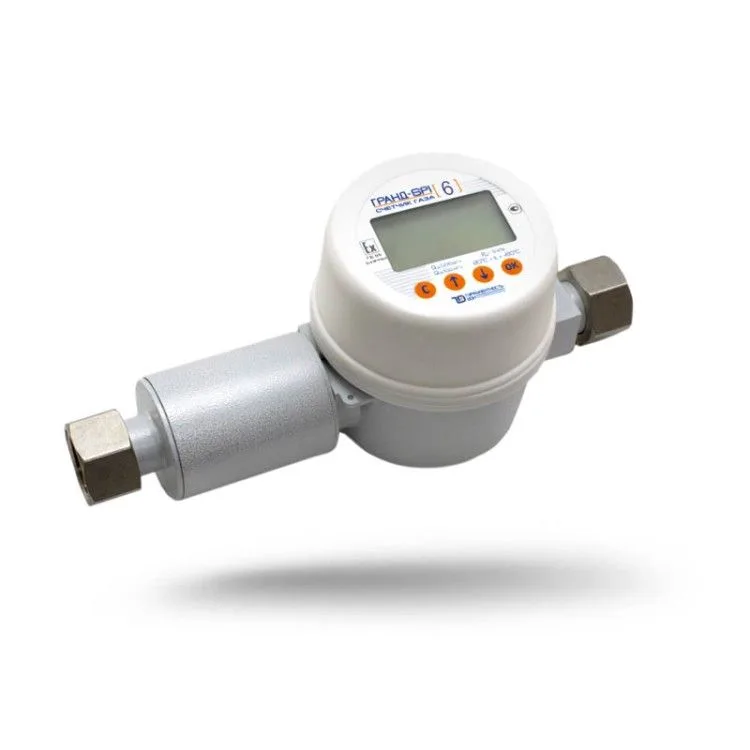 Ультразвуковой счётчик газа SPI-Grand G6 с клапаном, резьба 3/4″